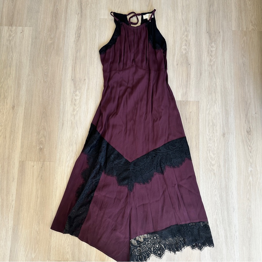 Moulinette Soeurs Plum and Black Dress size 6